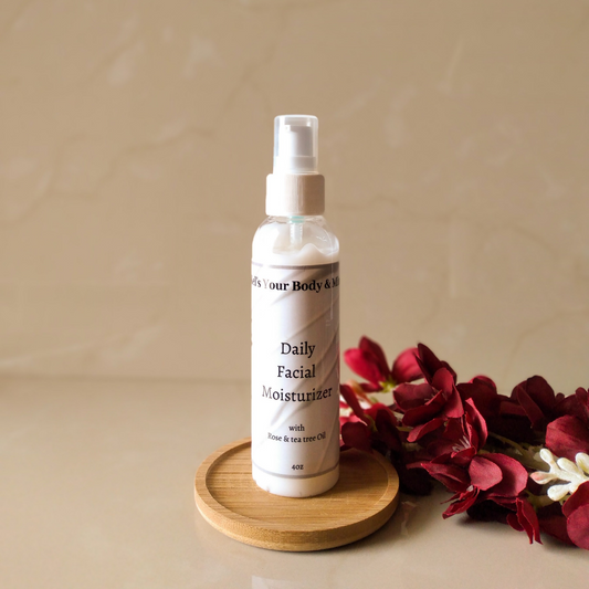 Daily Facial Moisturizer in a jar, formulated with colloidal oatmeal, avocado butter, and jojoba oil – gentle hydrating cream for soft, glowing skin